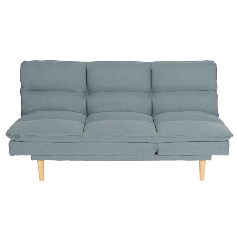 Sofá MENDIX, Convertible en Cama, en Tela color Gris Oscuro