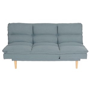 Sofá MENDIX, Convertible en Cama, en Tela color Gris Oscuro