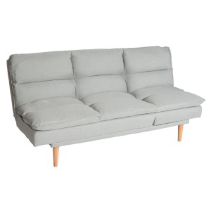 Sofá MENDIX, Convertible en Cama, en Tela color Gris Oscuro