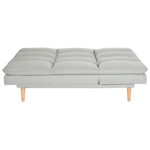 Sofá MENDIX, Convertible en Cama, en Tela color Gris Oscuro
