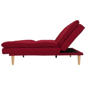 Sofá MENDIX, Convertible en Cama, en Tela color Gris Oscuro