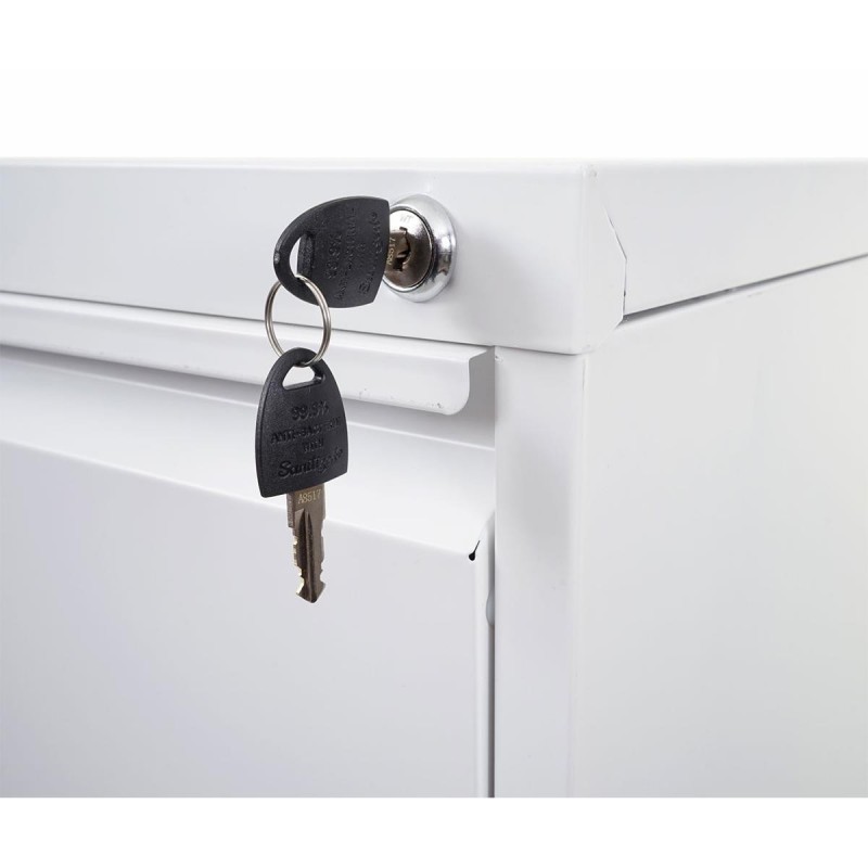 Archivador GIBERT, 4 cajones, color Blanco