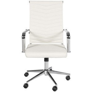 Silla de Oficina KOBE en Piel color Negro