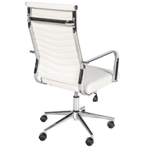 Silla de Oficina KOBE en Piel color Negro
