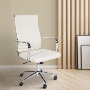 Silla de Oficina KOBE en Piel color Negro