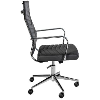 Silla de Oficina KOBE en Piel color Negro 2