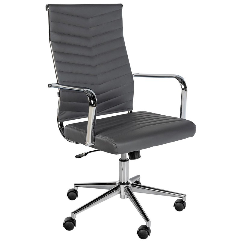 Silla de Oficina KOBE en Piel color Negro