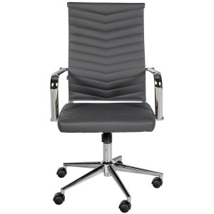 Silla de Oficina KOBE en Piel color Negro