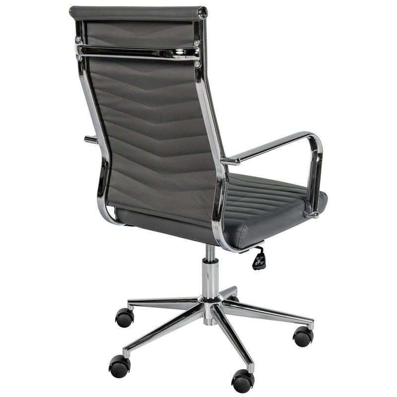 Silla de Oficina KOBE en Piel color Negro