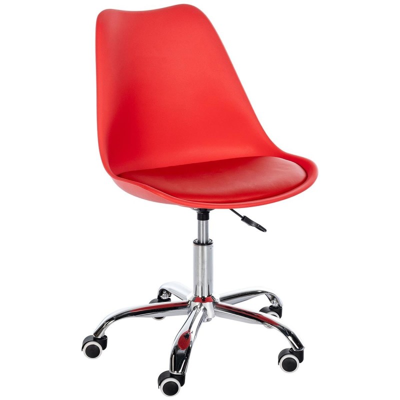 Silla de Oficina BAVIERA en Piel color Negro