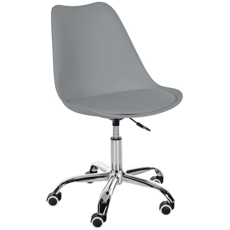 Silla de Oficina BAVIERA en Piel color Negro