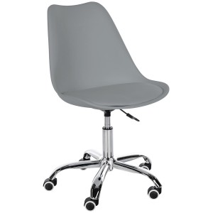Silla de Oficina BAVIERA en Piel color Negro