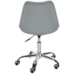Silla de Oficina BAVIERA en Piel color Negro