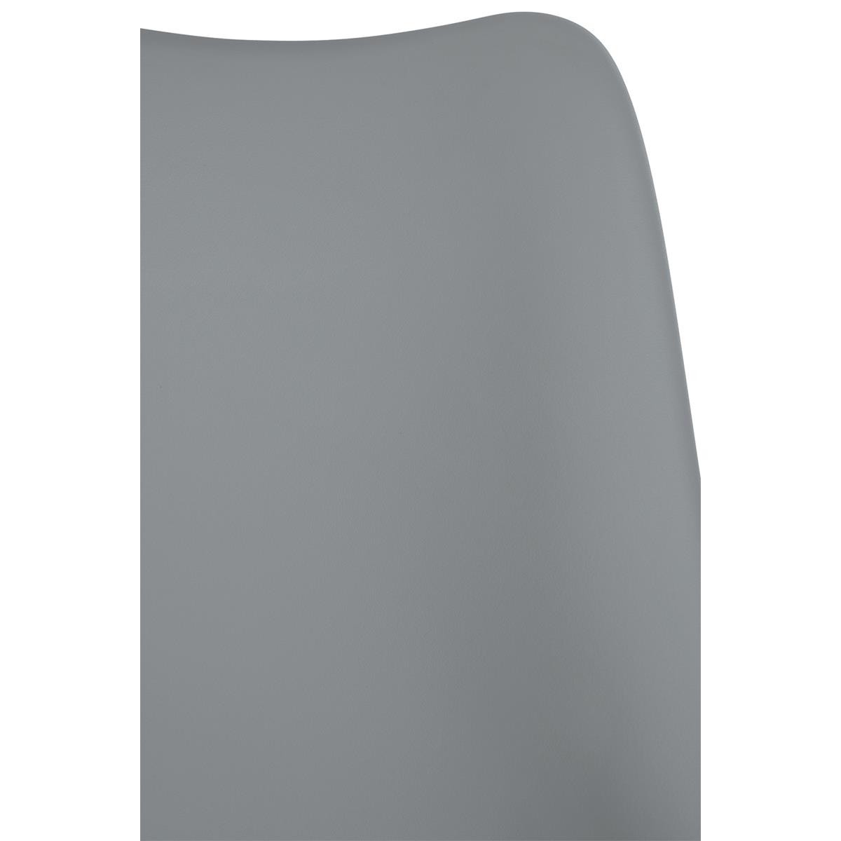 Silla de Oficina BAVIERA, Diseño Moderno, Base Metálica, en Piel color Negro
