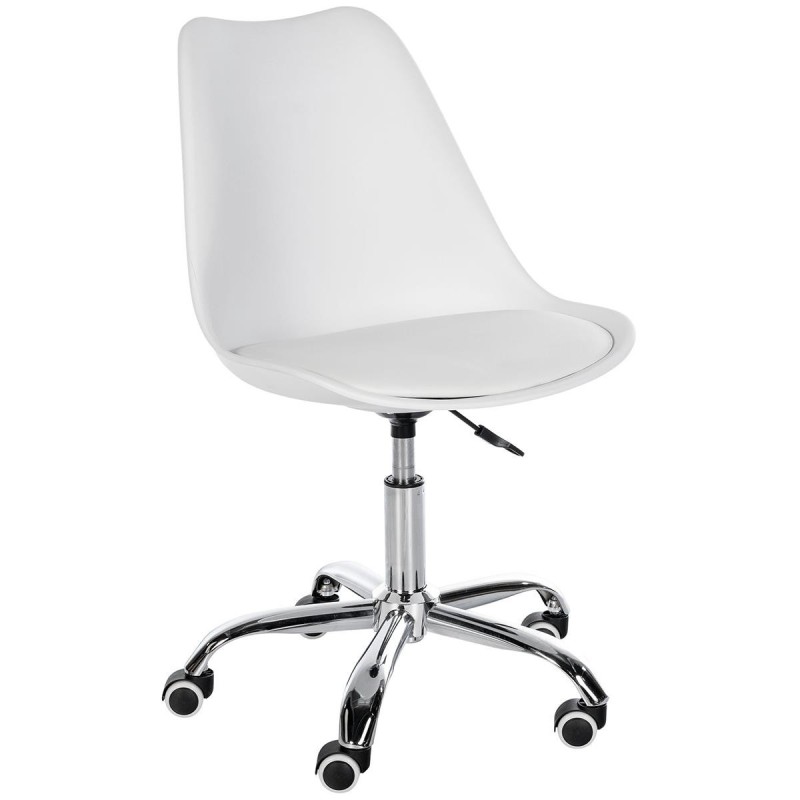 Silla de Oficina BAVIERA en Piel color Negro