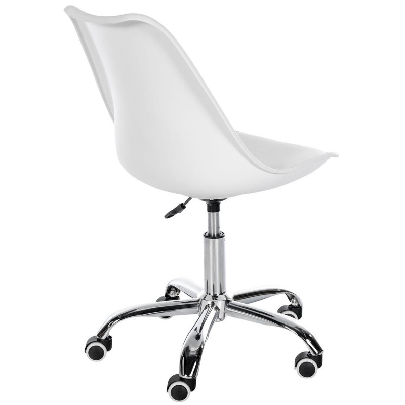 Silla de Oficina BAVIERA en Piel color Negro