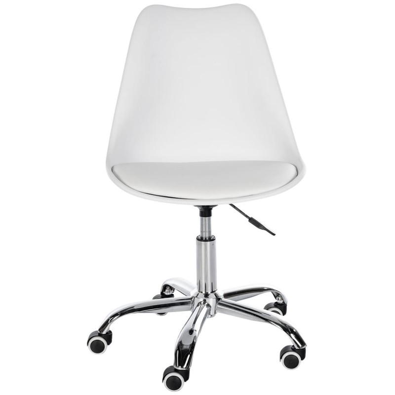 Silla de Oficina BAVIERA en Piel color Negro