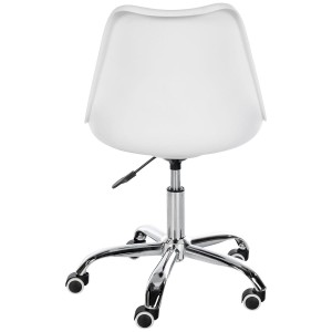 Silla de Oficina BAVIERA en Piel color Negro