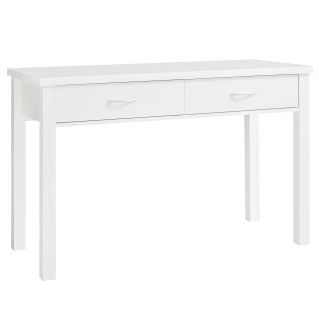 Mesa de Escritorio BERKLEY, dos amplios cajones, color blanco