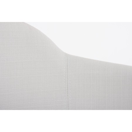 Sillón de Diseño TOKIO Tela, Estrucutura en Acero, en Tejido Blanco