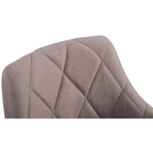 Taburete de Oficina DOVER TELA, color Negro