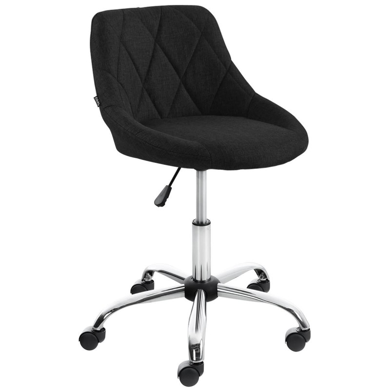 Taburete de Oficina DOVER TELA, color Negro