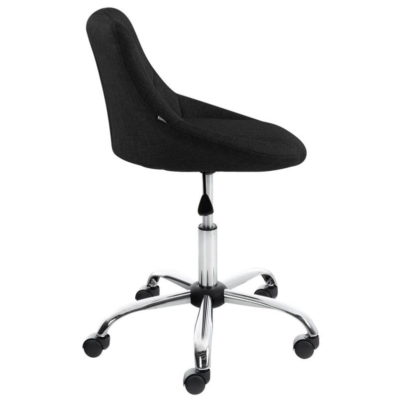 Taburete de Oficina DOVER TELA, color Negro