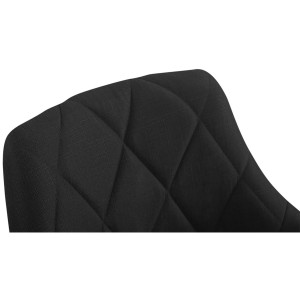 Taburete de Oficina DOVER TELA, color Negro