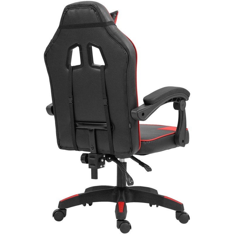 Silla Gaming TESCO en Piel color Negro/Blanco