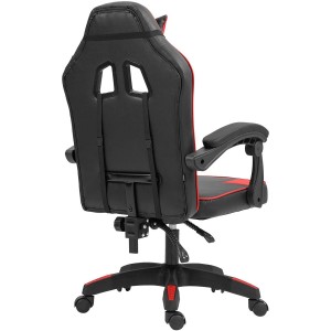 Silla Gaming TESCO en Piel color Negro/Blanco