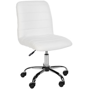 Silla de Oficina KIMU en Piel color Blanco