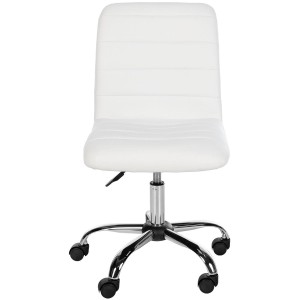 Silla de Oficina KIMU en Piel color Blanco