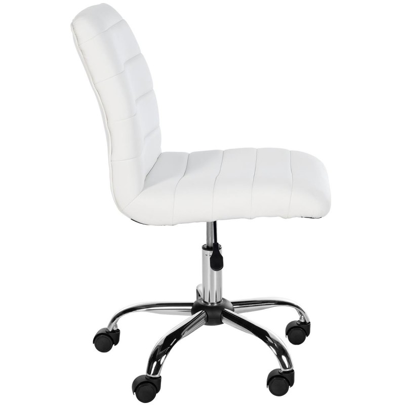 Silla de Oficina KIMU en Piel color Blanco