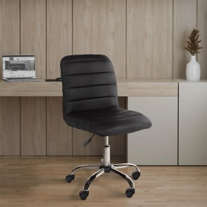 Silla de Oficina KIMU en Piel color Blanco