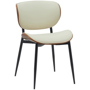 Silla de Confidente BRONSON, cómoda y elegante, color negro