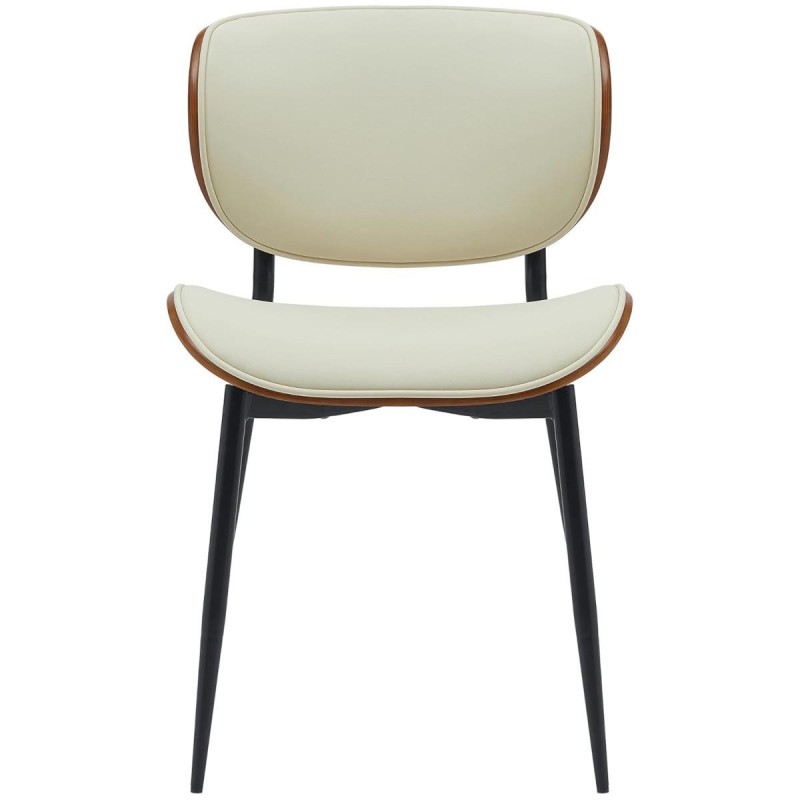 Silla de Confidente BRONSON, cómoda y elegante, color negro