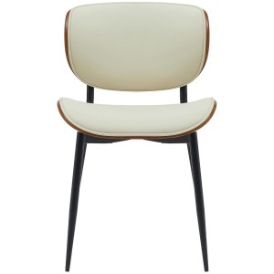 Silla de Confidente BRONSON, cómoda y elegante, color negro
