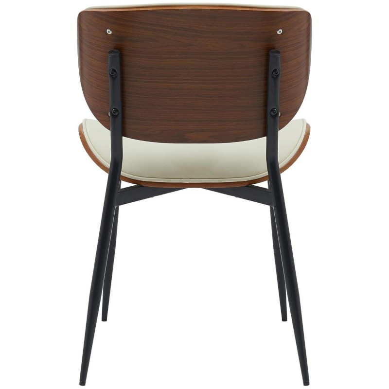 Silla de Confidente BRONSON, cómoda y elegante, color negro