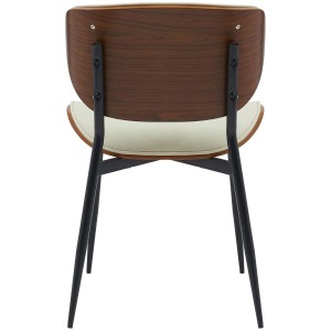 Silla de Confidente BRONSON, cómoda y elegante, color negro
