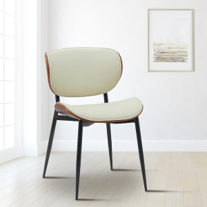 Silla de Confidente BRONSON, cómoda y elegante, color negro