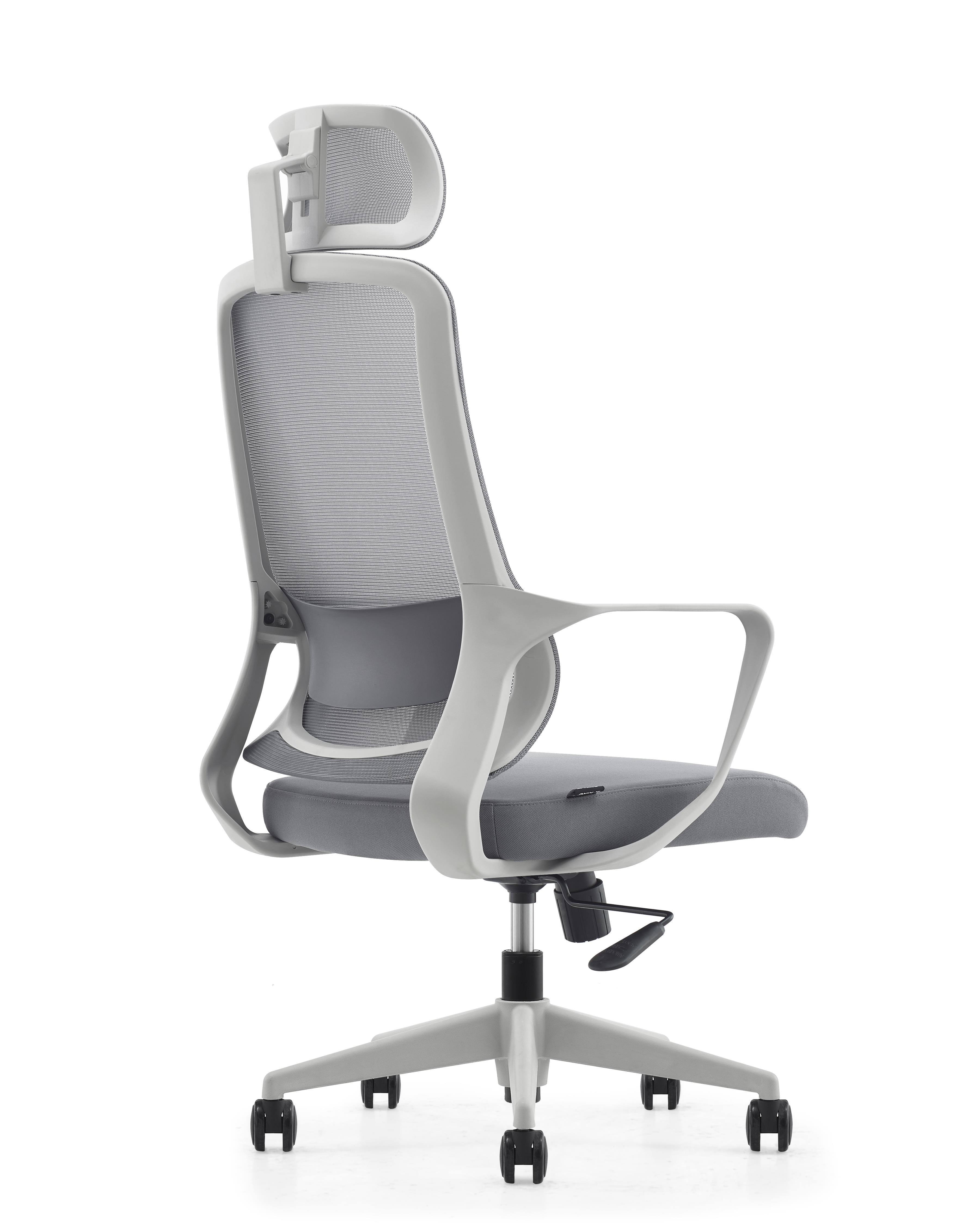 Silla de Oficina LUNA, Diseño ergonómico, Reposacabezas, Soporte Lumbar, En Negro