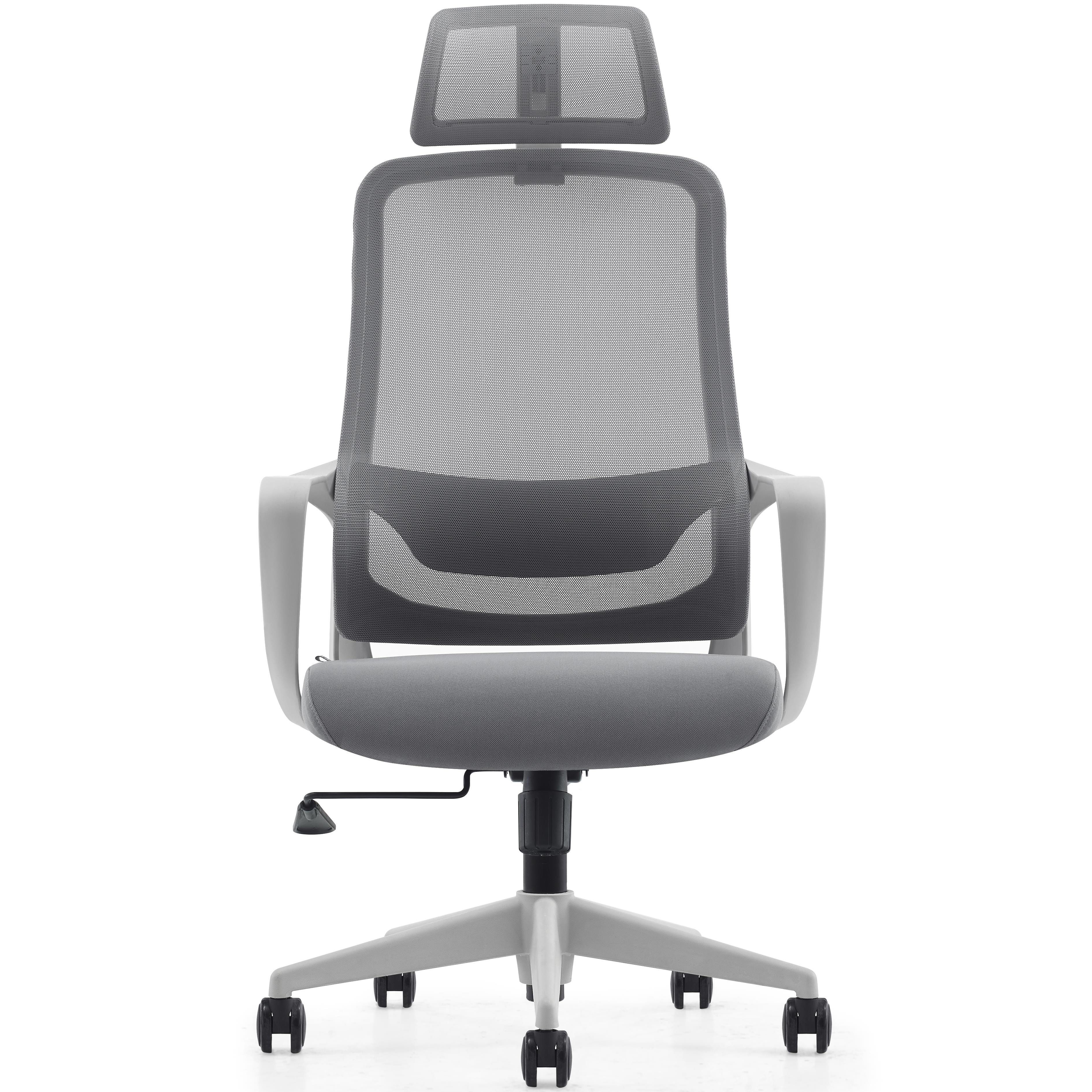 Silla de Oficina LUNA, Diseño ergonómico, Reposacabezas, Soporte Lumbar, En Negro