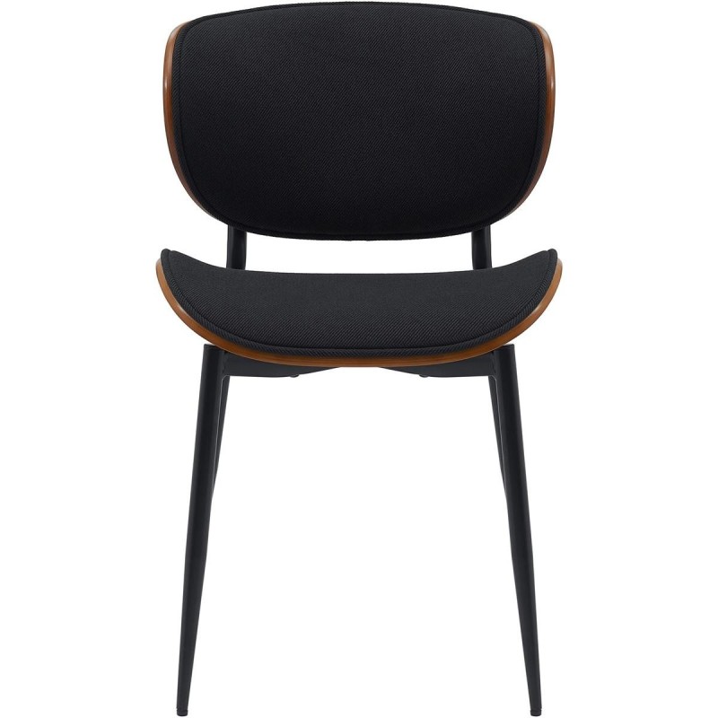 Silla de Confidente BRONSON, cómoda y elegante, color negro