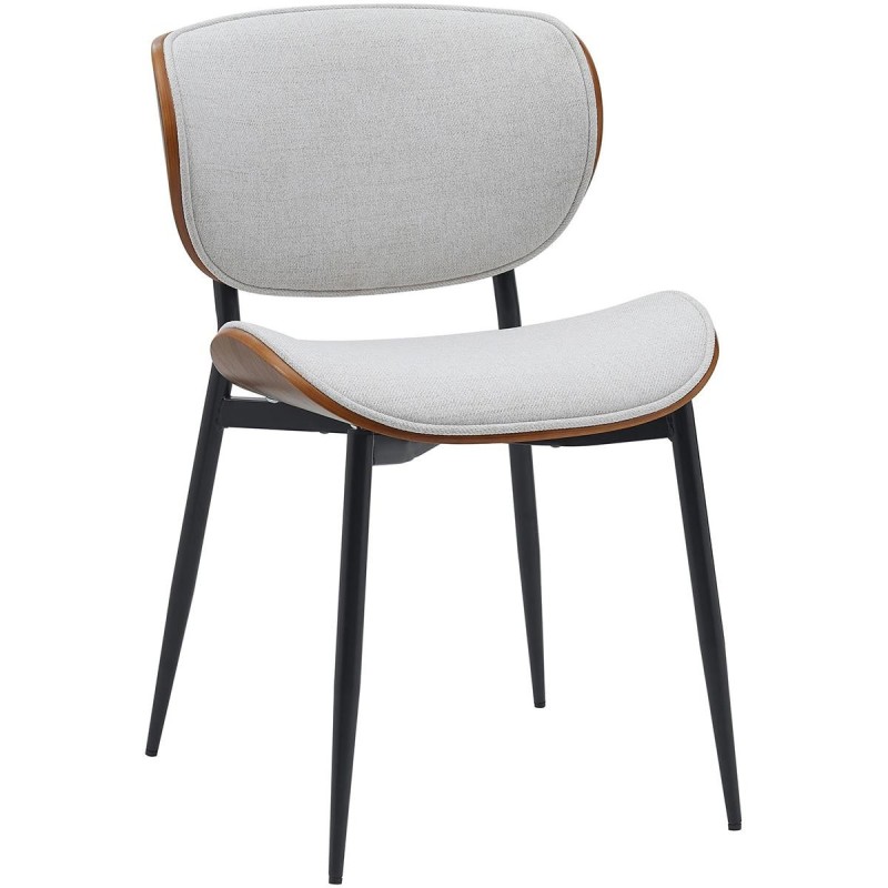 Silla de Confidente BRONSON, cómoda y elegante, color negro