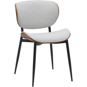 Silla de Confidente BRONSON, cómoda y elegante, color negro