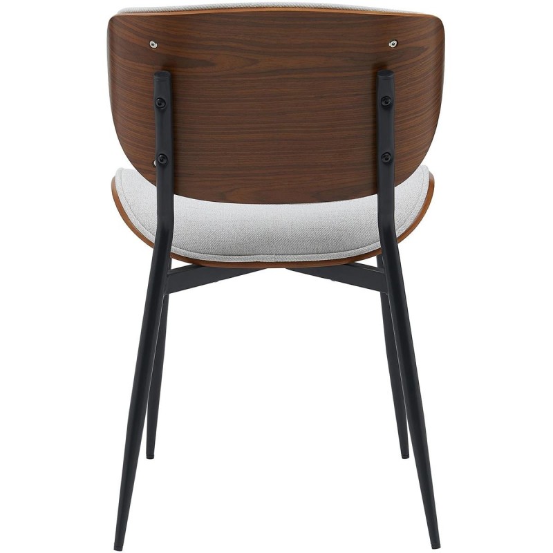 Silla de Confidente BRONSON, cómoda y elegante, color negro