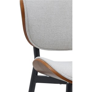 Silla de Confidente BRONSON, cómoda y elegante, color negro