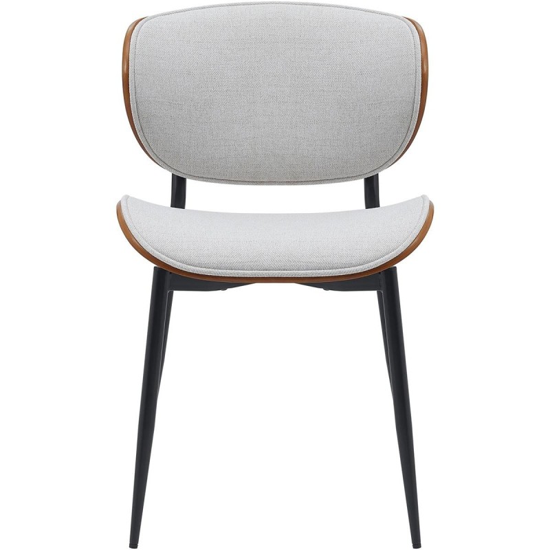 Silla de Confidente BRONSON, cómoda y elegante, color negro