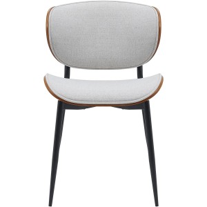 Silla de Confidente BRONSON, cómoda y elegante, color negro