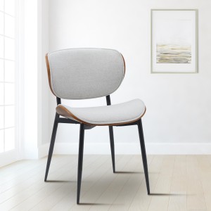Silla de Confidente BRONSON, cómoda y elegante, color negro